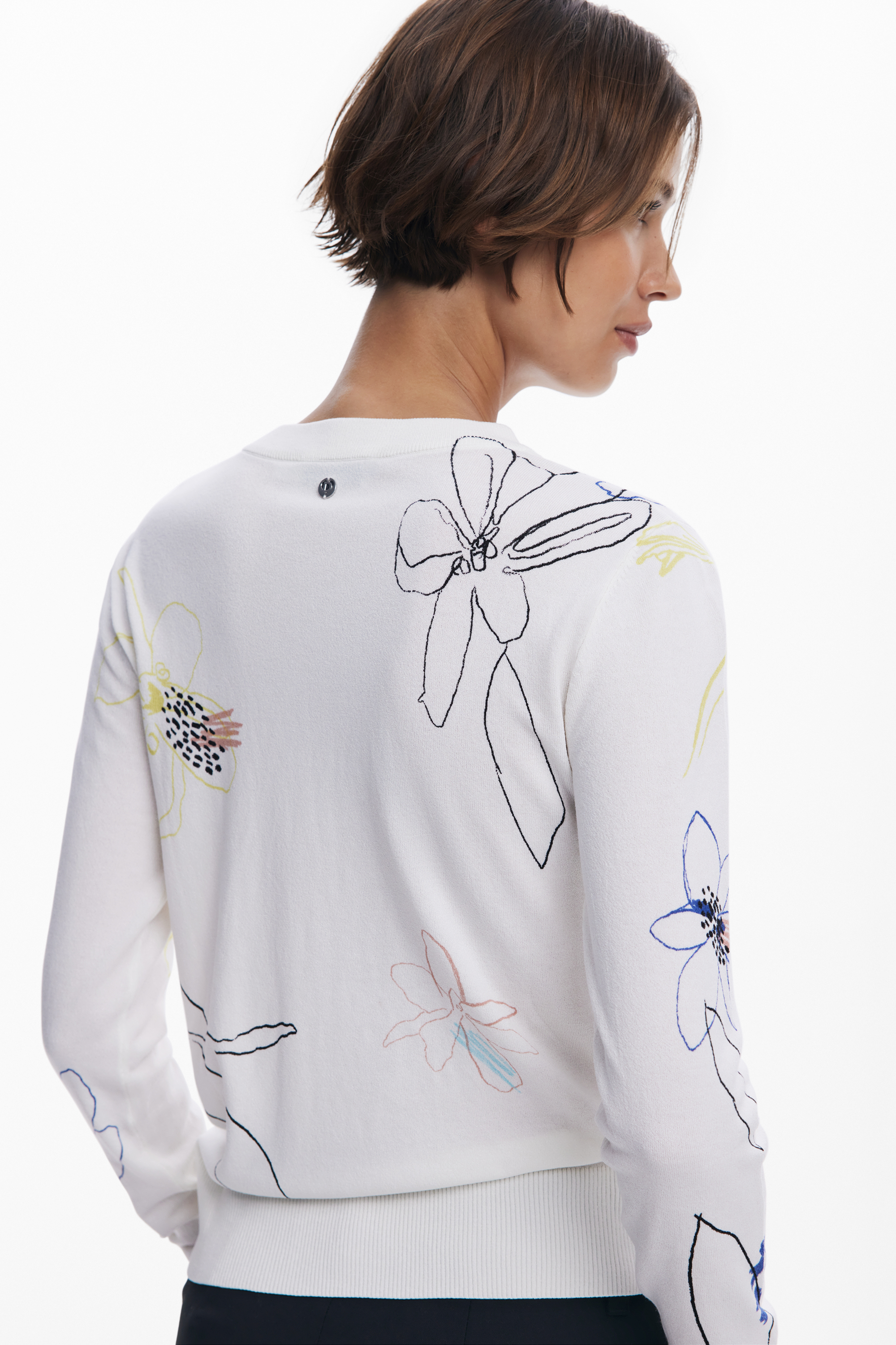 デシグアル Desigual 花柄の薄手のセーター(508441838