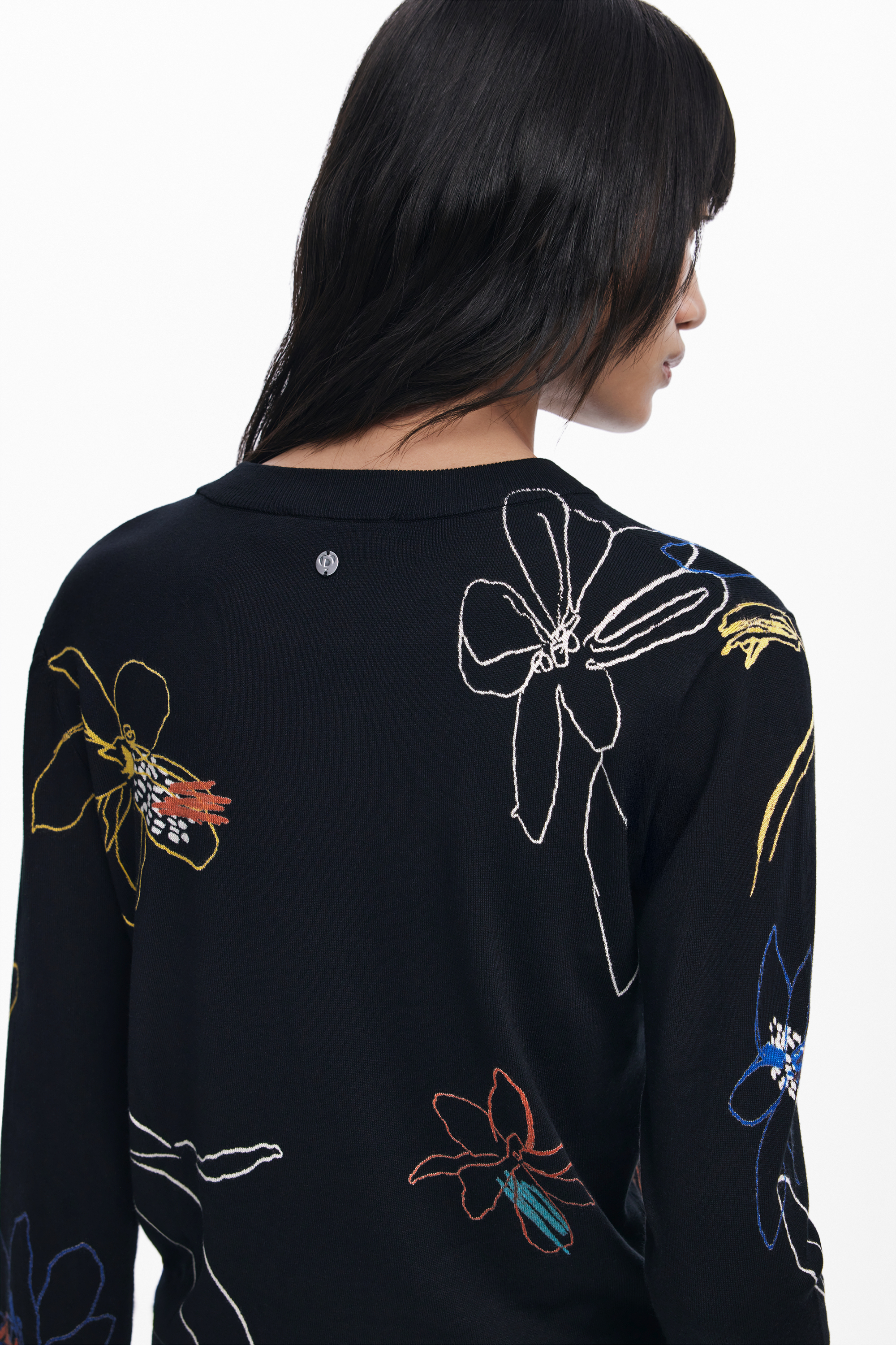 デシグアル Desigual 花柄の薄手のセーター(508441838