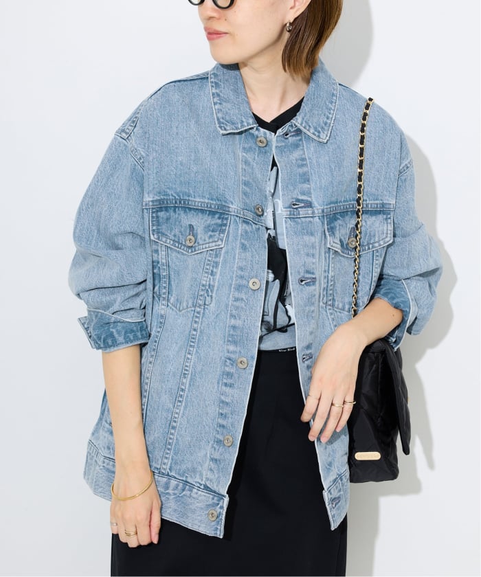 2025SS SLOBE IENA DENIM ジャケット 予約》LE DENIM BIG TRUCKERジャケット(508442129) | スローブ