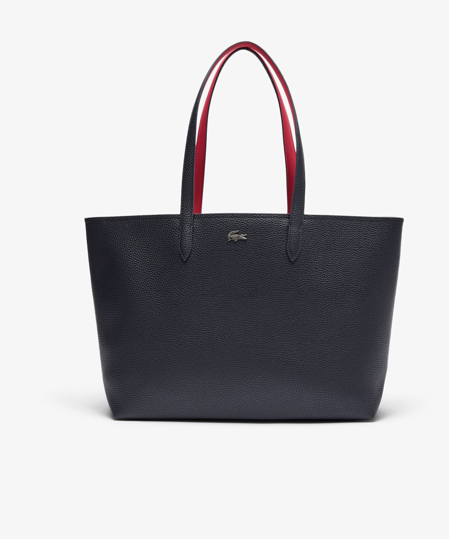 【美品】LACOSTE ラコステ　ブラック トートバッグ　A4 ラコステアテナ トートバッグ NF4826ZP - ラコステ（LACOSTE