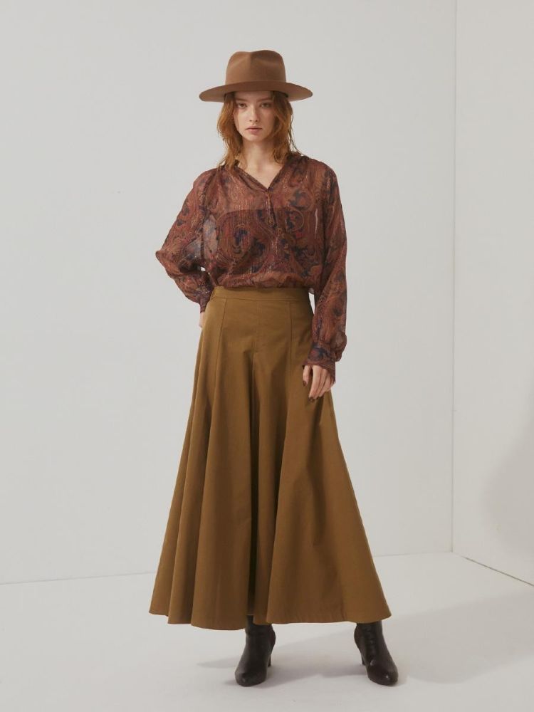 新品　YAMADAYA ヤマダヤ　Ample ペイズリープリントブラウス 新品 YAMADAYA ヤマダヤ Ample ペイズリープリントブラウス