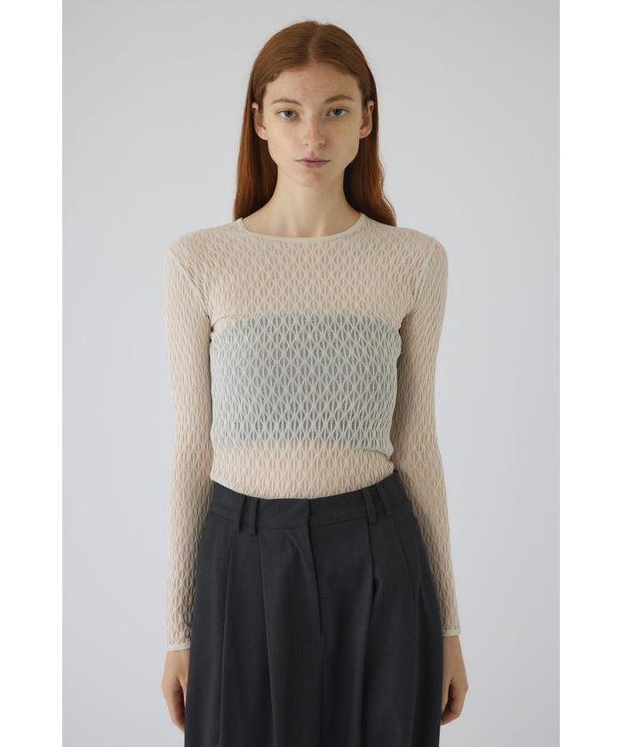 Lace knitting tops(508444958) | リムアーク(RIM.ARK) - d fashion