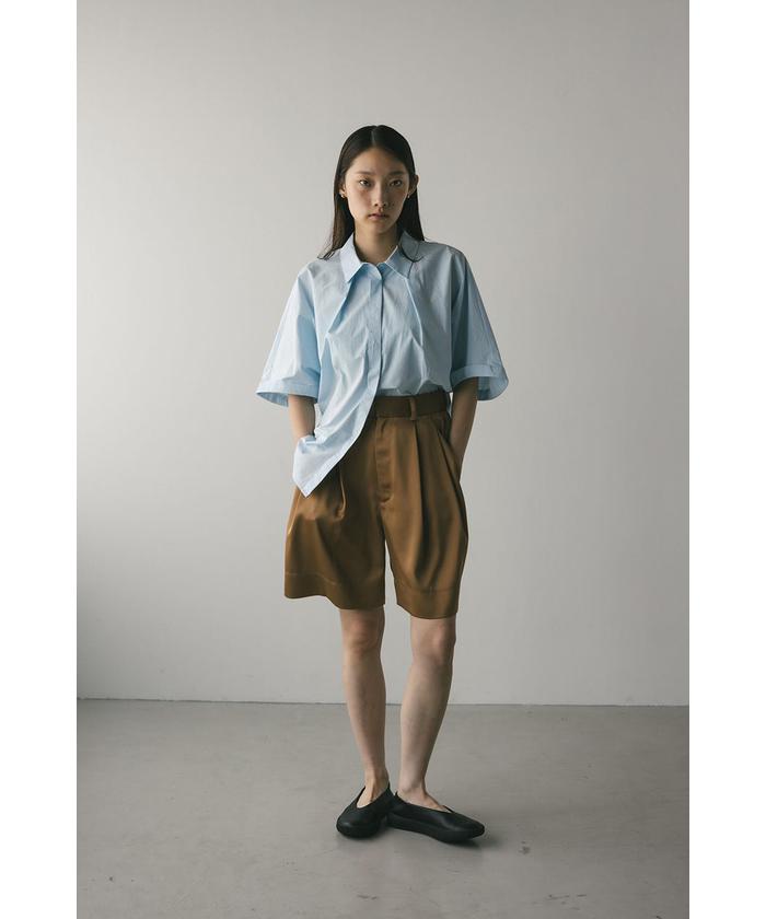 美品✨STYLEMIXER ディープタックドルマンシャツ グレー メイソングレイ MAYSON GREY バックタックドルマンスキッパー