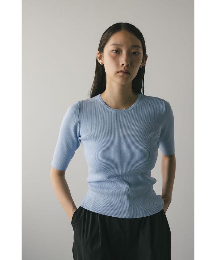 ニット セーター ハイゲージニットTシャツ レディース ハイゲージニットT(508444970) | スタイルミキサー(STYLEMIXER