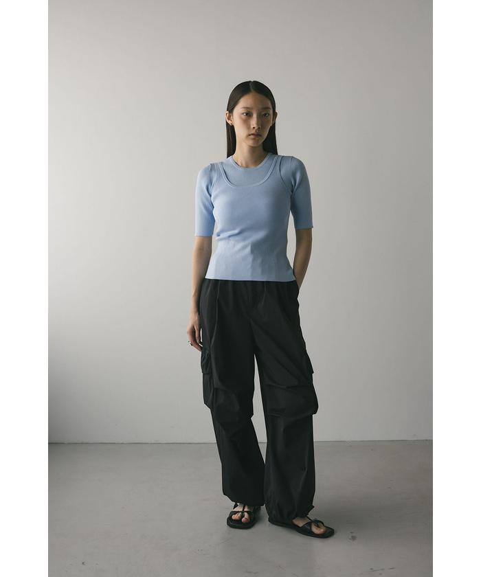 ニット セーター ハイゲージニットTシャツ レディース ハイゲージニットT(508444970) | スタイルミキサー(STYLEMIXER