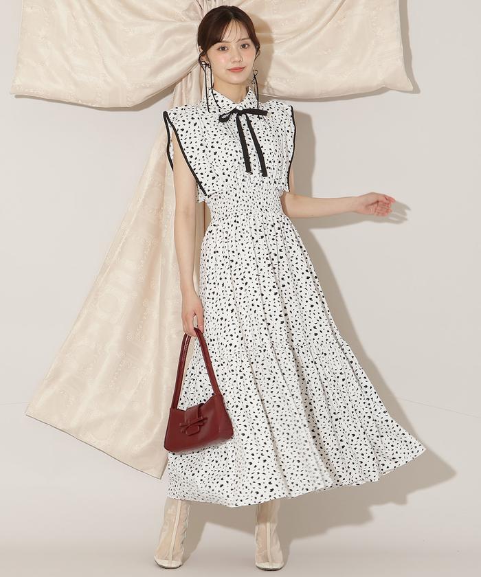 メゾンドドルチェ⭐︎maison de Dolce⭐︎ツィードフリンジワンピース新品 2025年最新】メゾンドドルチェ ツイードワンピースの人気