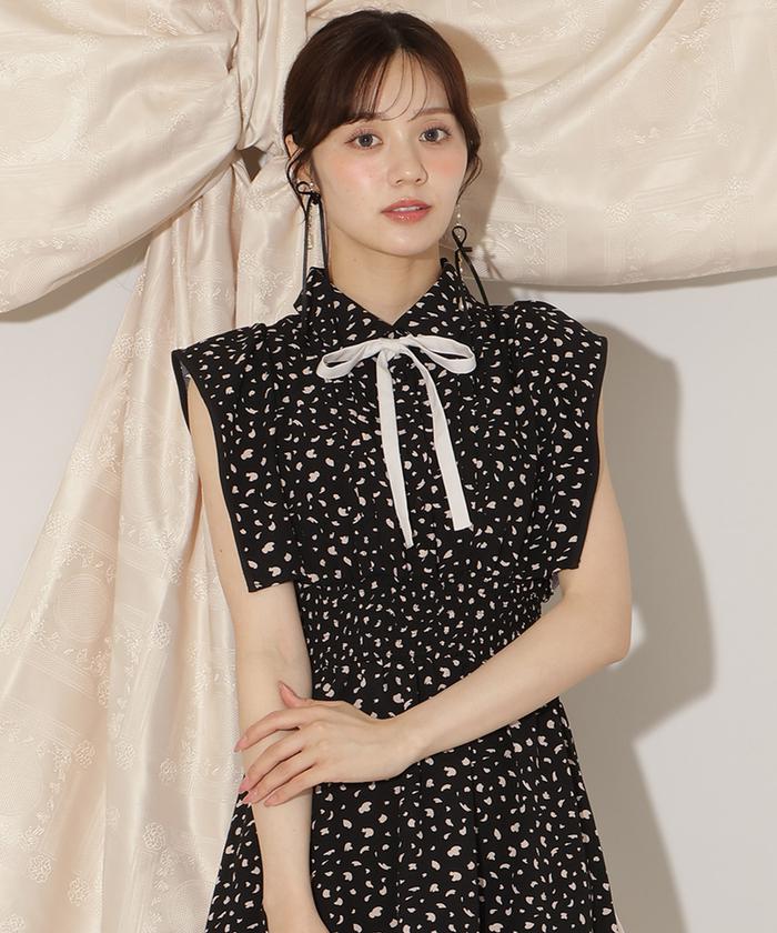 新品タグ付き♡just cavalli♡ジャストカヴァリ♡ティアードワンピース セール】折り返しデザインキャミワンピース（ワンピース