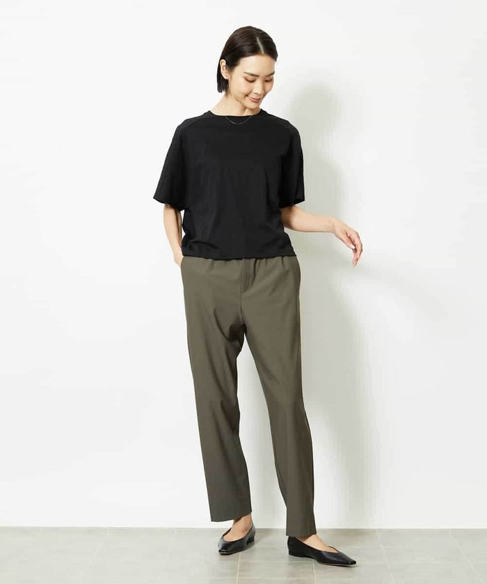 セットアップ対応]トリオシアーチェックカットソー(508446529