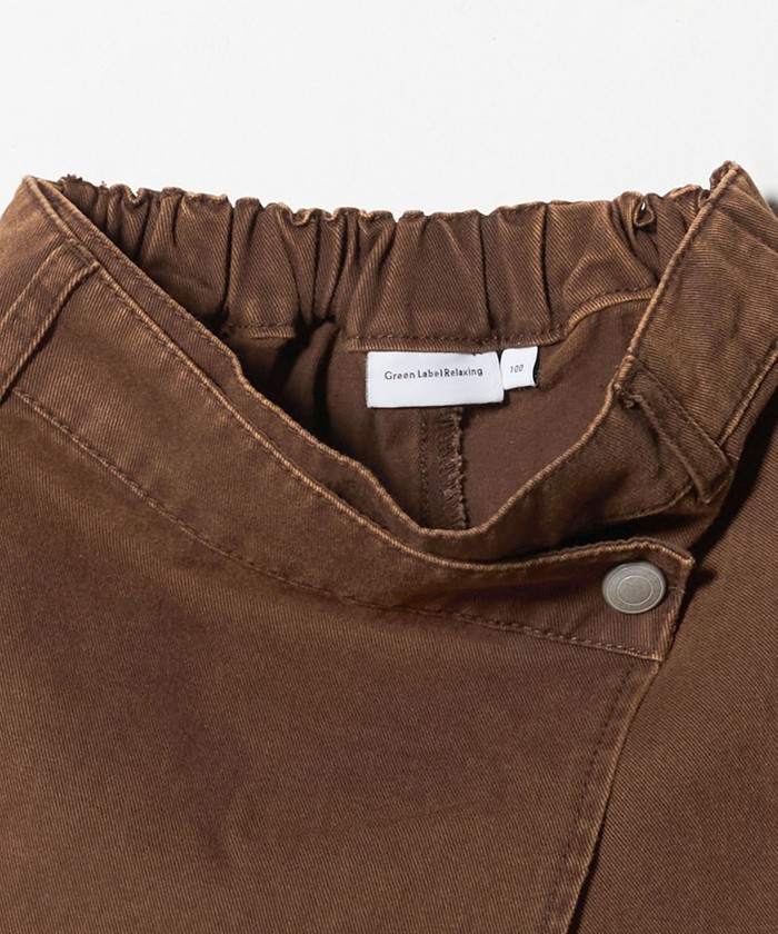 【green label relaxing】厚手キュロットパンツ green label relaxing パンツ 「WEB限定」「at ease