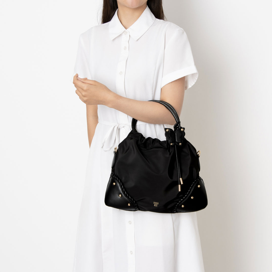 アナスイ ANNA SUI バタフライツイスト 2WAYハンドバッグ