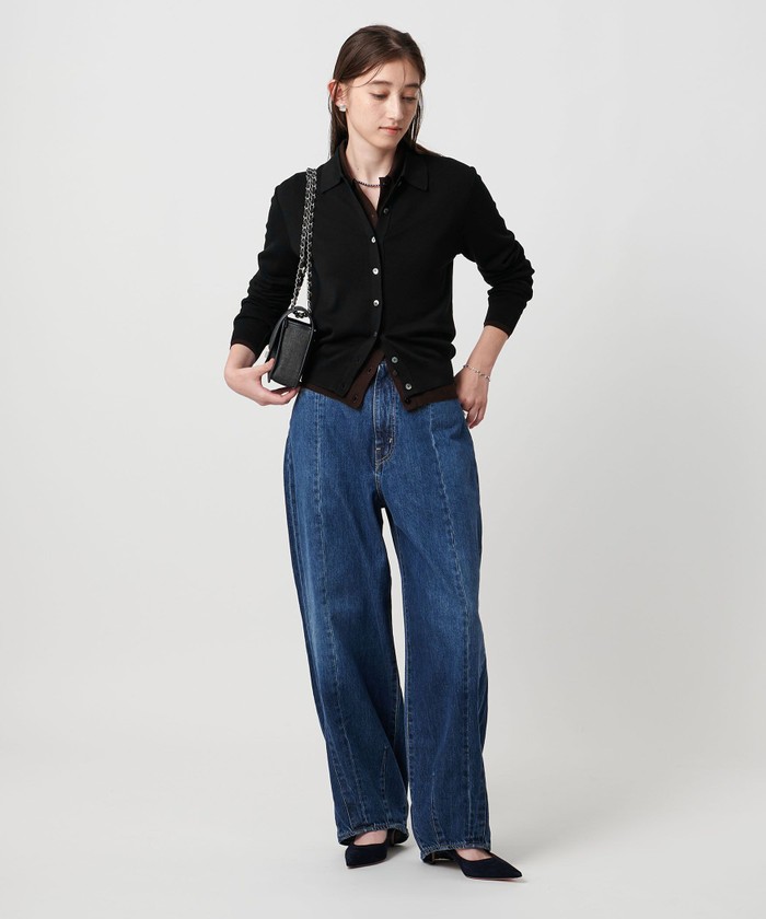 新品未使用　ユナイテッドアローズ　ティアードニット UNITED ARROWS(ユナイテッドアローズ) エンブロ ティアード