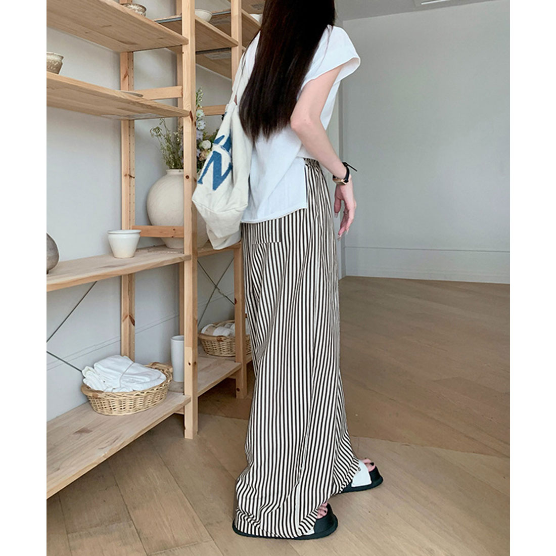 クーポン】ミニミニストア miniministore ストライプセミワイド