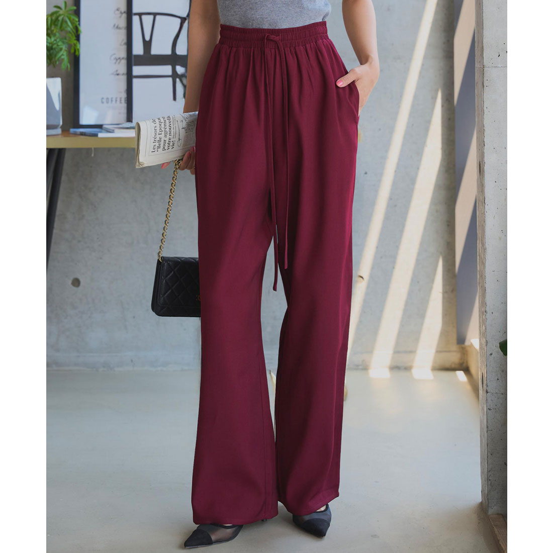 Deuxieme Classe EDEN リブパンツ Deuxieme Classe（ドゥーズィエムクラス）の「EDEN リブパンツ