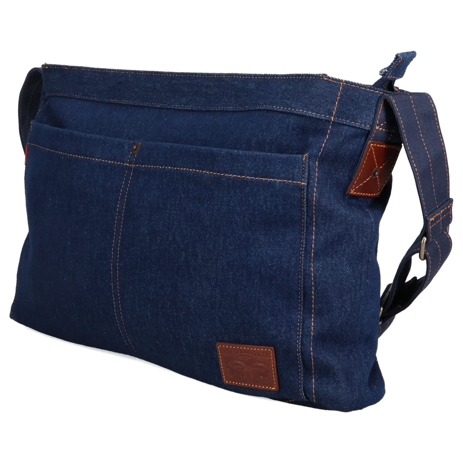 【美品】リーバイス LEVIS ビンテージメッセンジャーバッグ ショルダー リーバイス Levi's レザー ショルダー メッセンジャーバッグ