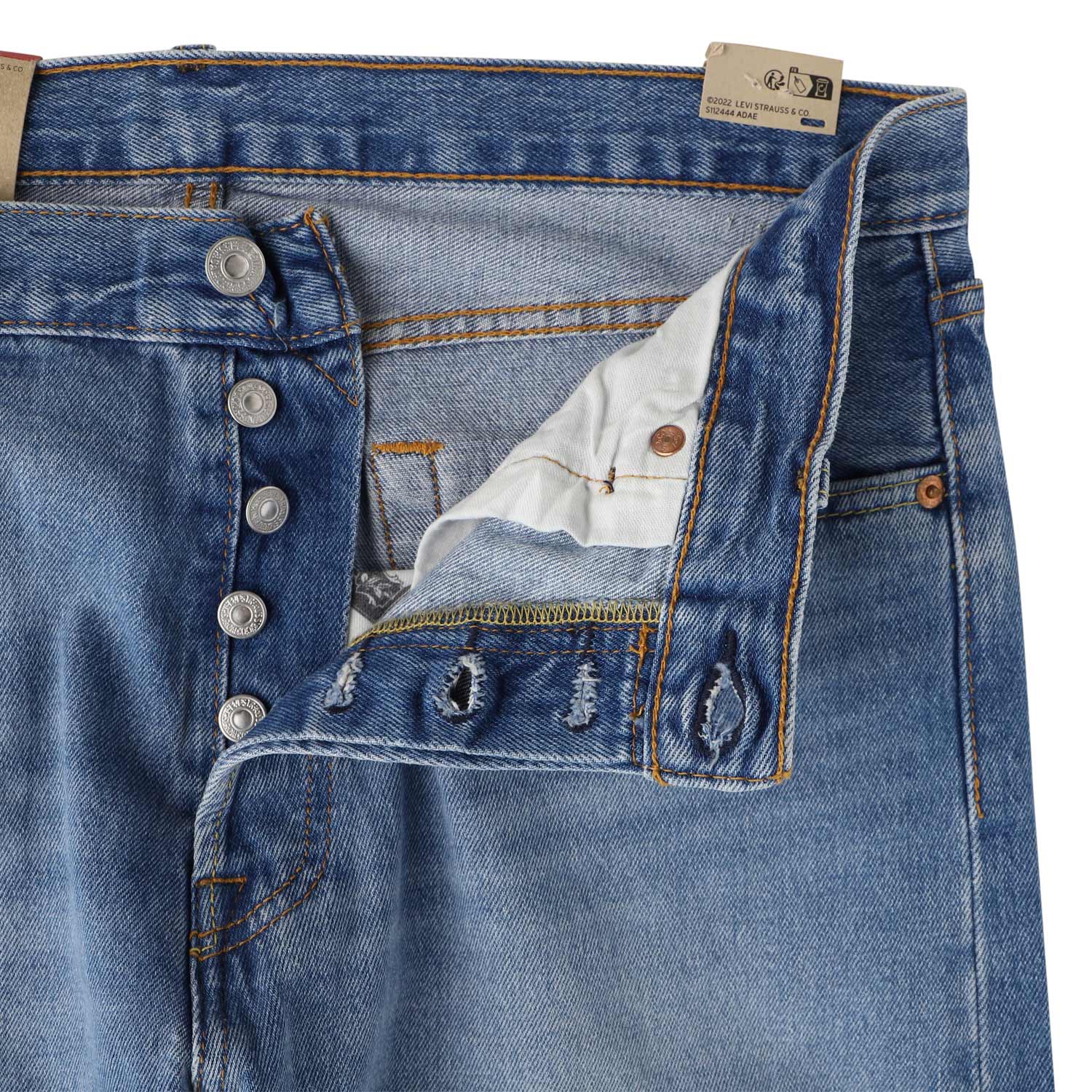 デニム・ジーパン LEVI'S BLUE COTTON 501 JEANS リーバイス LEVI'S 501 デニム パンツ ジーンズ ジーパン メンズ