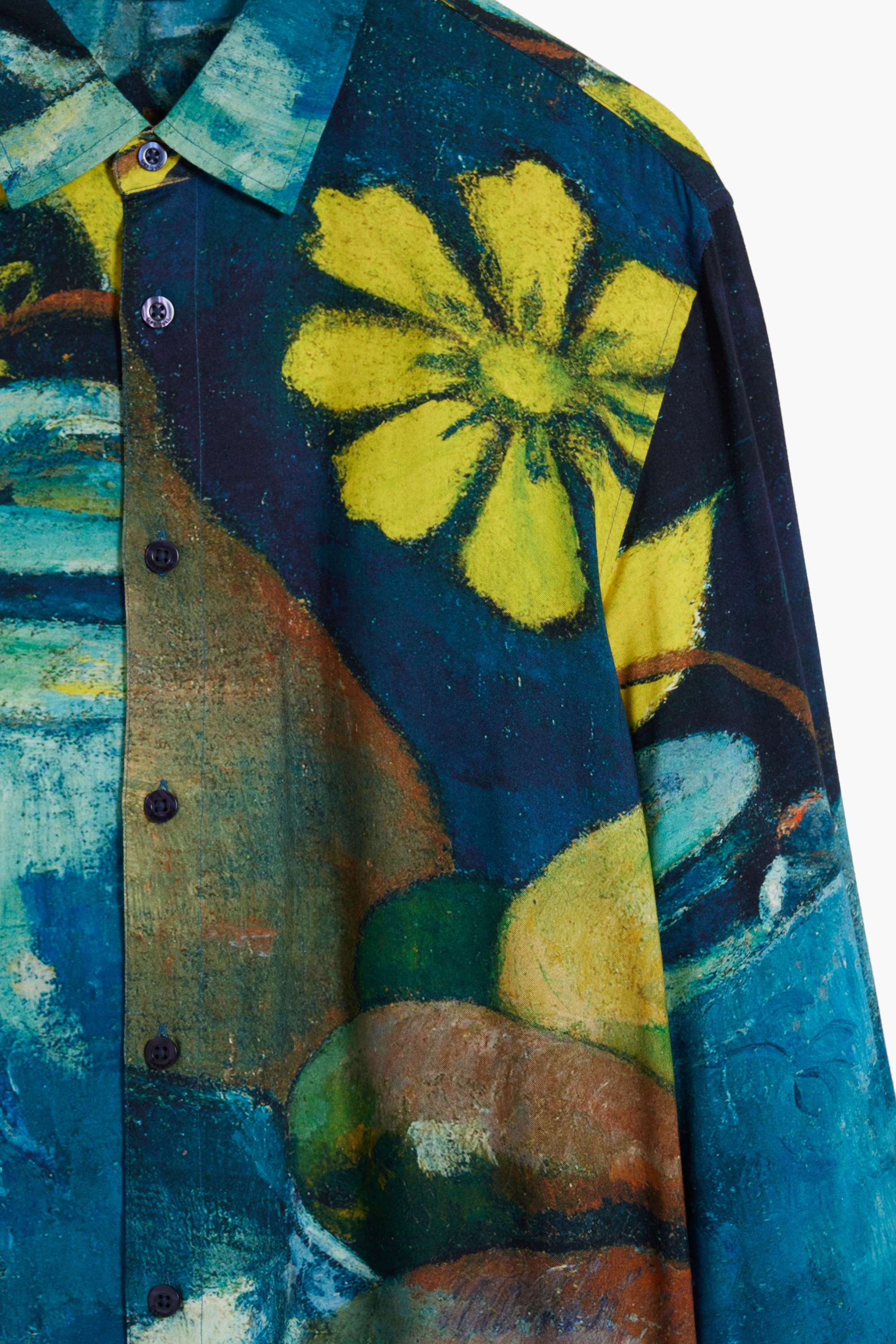 デシグアル　長袖シャツ　メキシカン柄　レトロ デシグアル Desigual シャツ （ホワイト） - ファッション通販