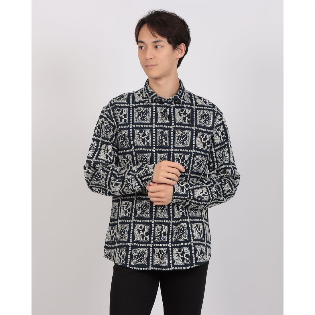 デシグアル　長袖シャツ　メキシカン柄　レトロ デシグアル 長袖シャツ メキシカン柄 レトロ - メルカリ