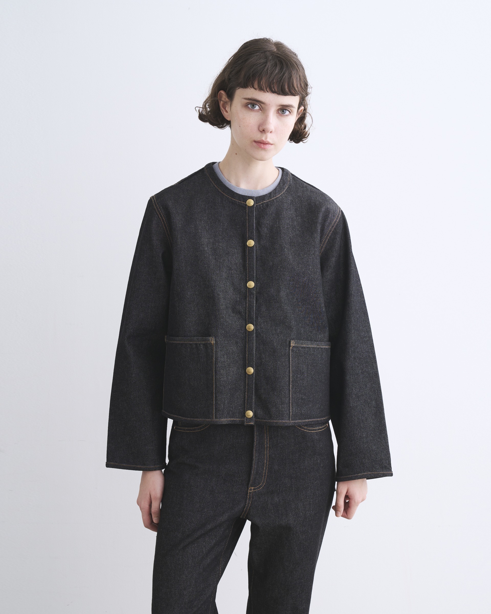 トラディショナルウェザーウェア ARKLEY A-LINE DENIM ARKLEY A-LINE DENIM アークリー Aライン デニム｜インディゴ