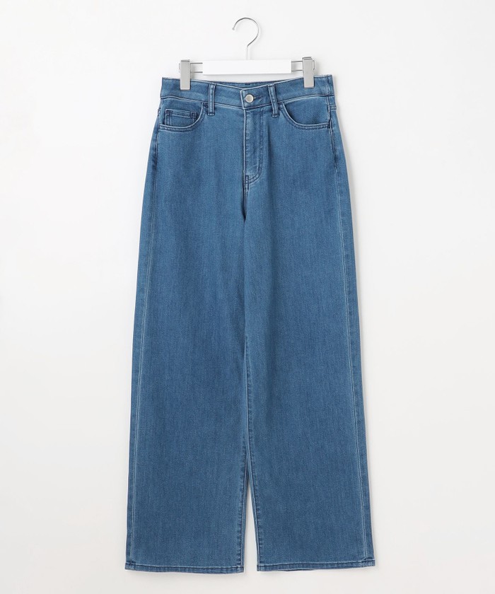 ゆうゆう様 デニム 26グレー ウォッシュ加工ワイドレッグデニムパンツ - ライトグレー | ZARA