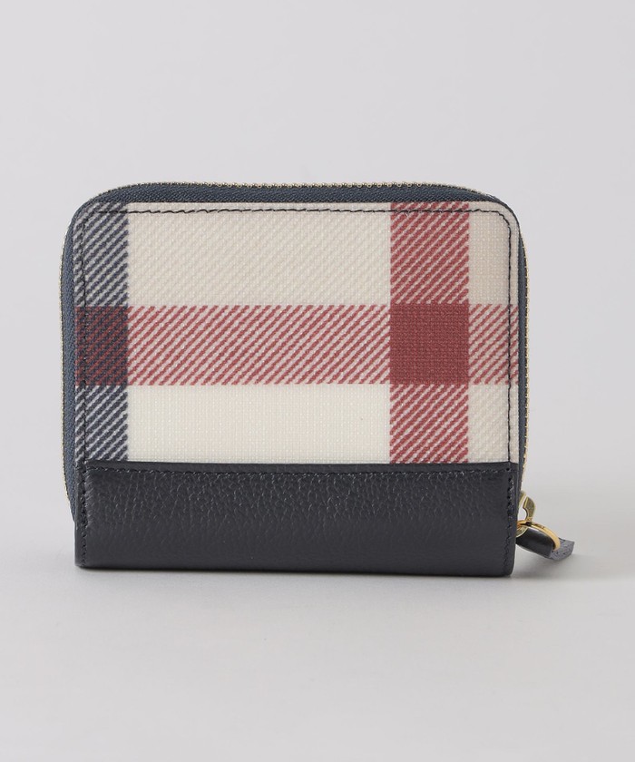 クレストブリッジチェックPVC二つ折り財布(508413373) | BLUE