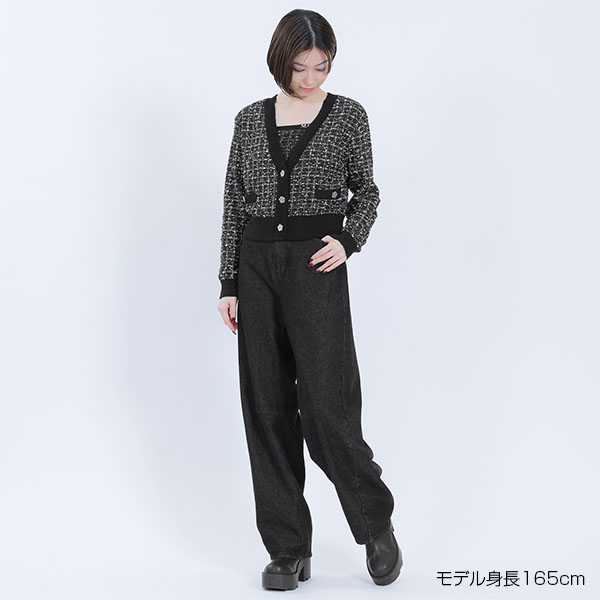 マリークワント MARY QUANT ツイードニット アンサンブル