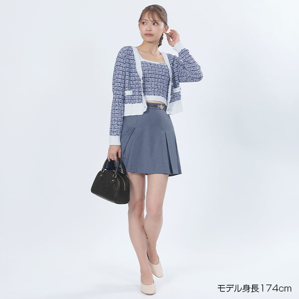 マリークワント MARY QUANT ツイードニット アンサンブル