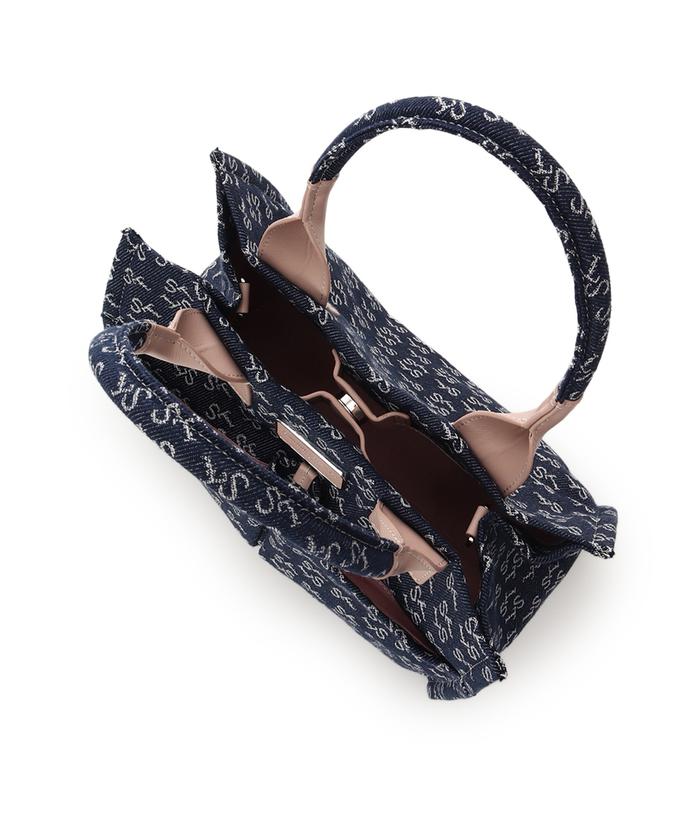 Denim ST Jacquard II ハンドバッグ(508453385) | サマンサ