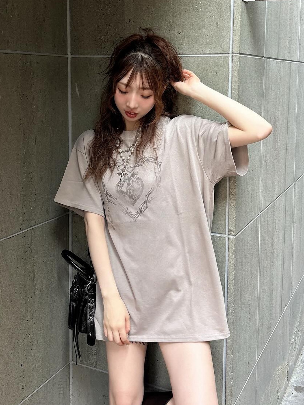 ダーリッチ Darich ハートキーフェードビッグTシャツ(508455931