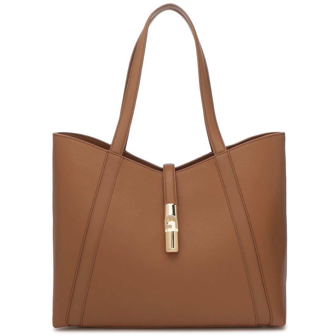 【極美品】FURLAフルラ ハンドバッグ 現行ロゴ トートバッグ ブラウン フルラ FURLA トートバッグ ゴッチャ ブラウン レディース FURLA