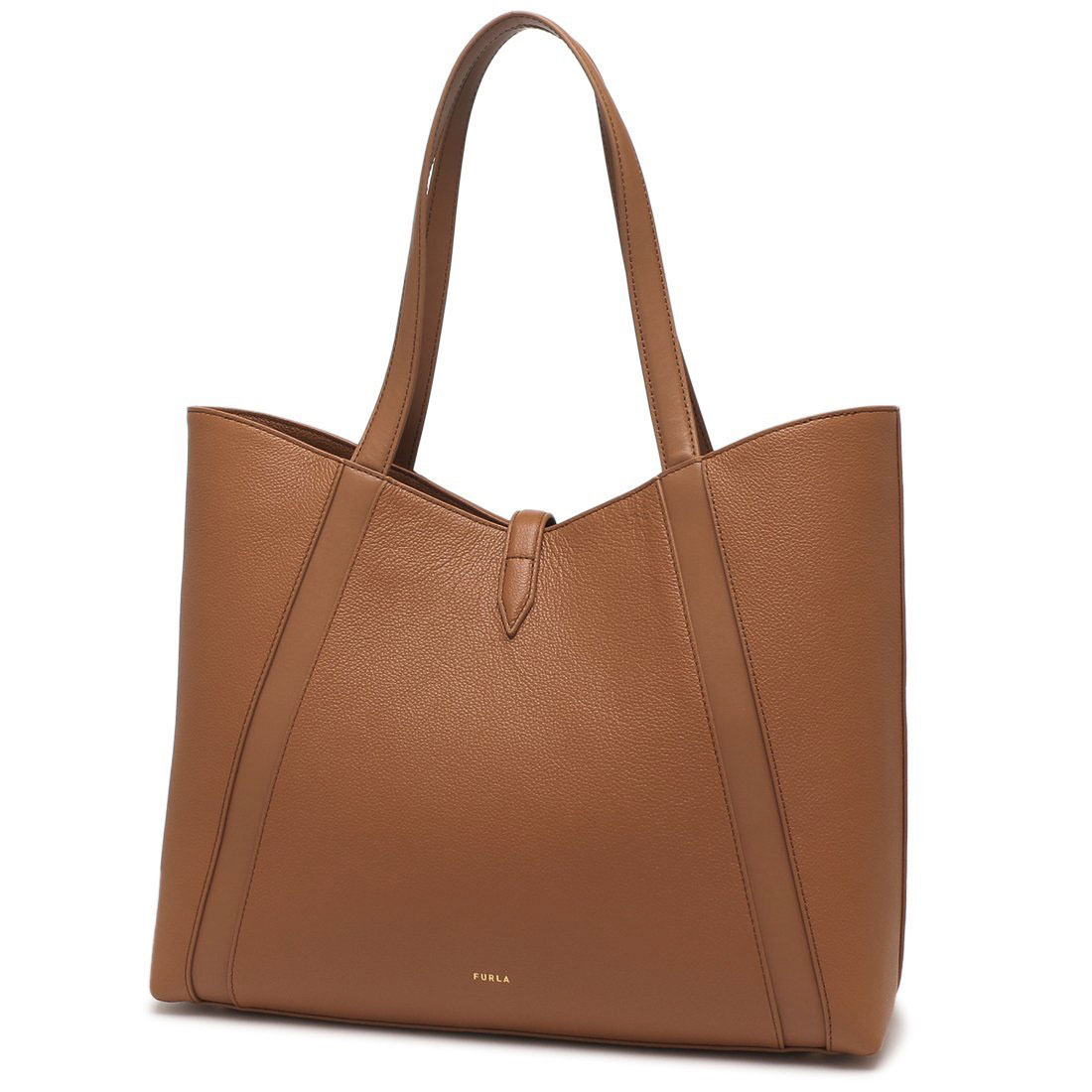 【極美品】FURLAフルラ ハンドバッグ 現行ロゴ トートバッグ ブラウン フルラ FURLA トートバッグ ゴッチャ ブラウン レディース FURLA