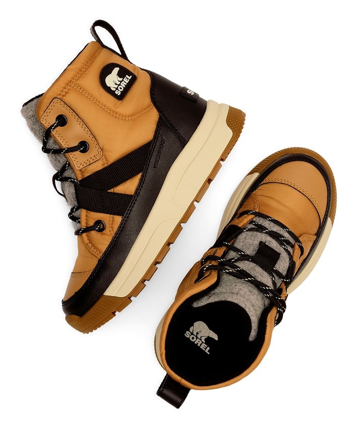 SOREL キッズ　ユースウィットニーパフィーミッド　ダークグレー23.0cm SOREL キッズ 通販 SOREL ソレル YOUTH WHITNEY 2 PLUS PUFFY WP