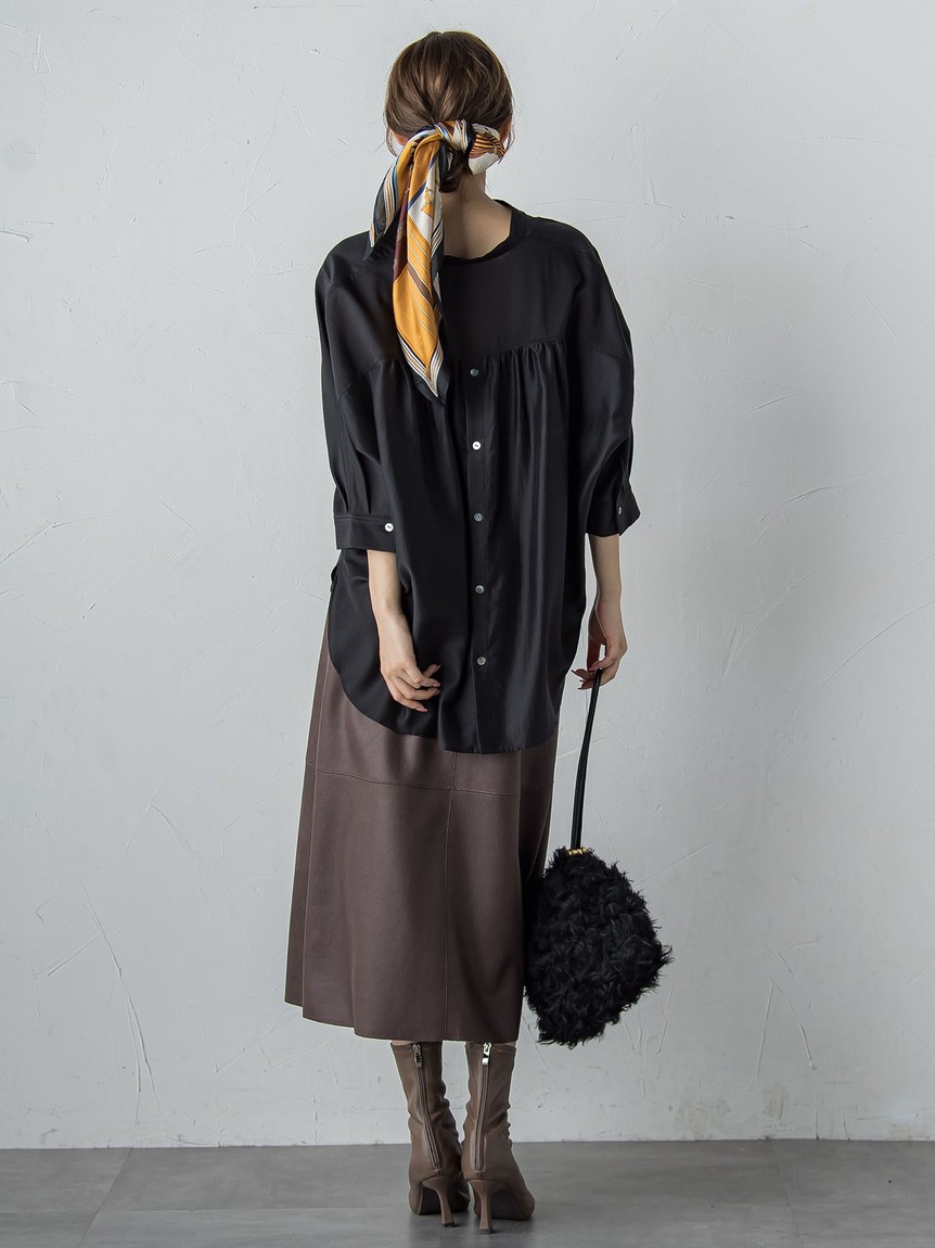 Droite lautreamont / ドロワットロートレアモン ショウセンモールインレーブラウス Droite lautreamont｜ドロワットロートレアモンのシャツ