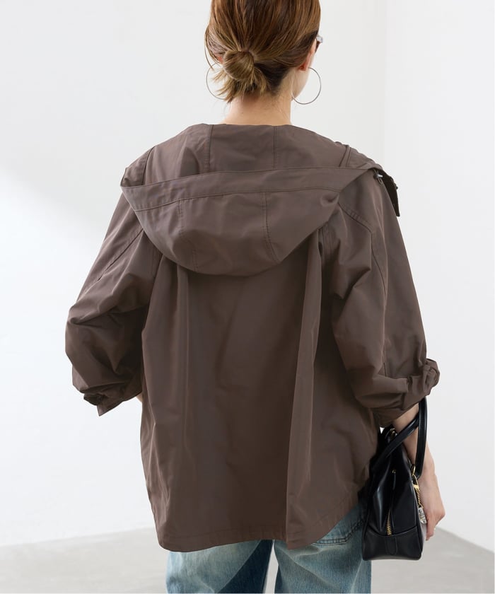 【OURHOME】きれいめブルゾン ≪予約≫撥水メモリーウェザーHOODIEブルゾン(508458036