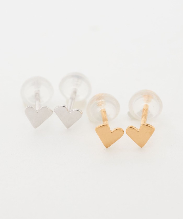 by Preek＞タイニー ハート ピアス(508458238) | ビューティー