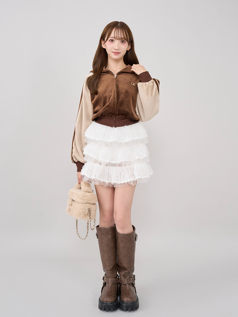 ダーリッチ　Darich イレヘムレースフリルスカート　FS ダーリッチDarich イレヘムレースフリルスカートFS
