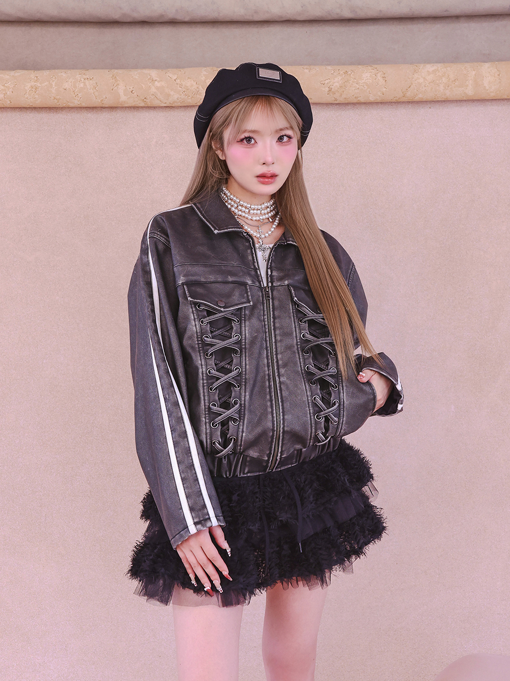 Darich ダーリッチ Dベアチェックビッグスタジャン Dベアチェックビッグスタジャン – Darich (ダーリッチ