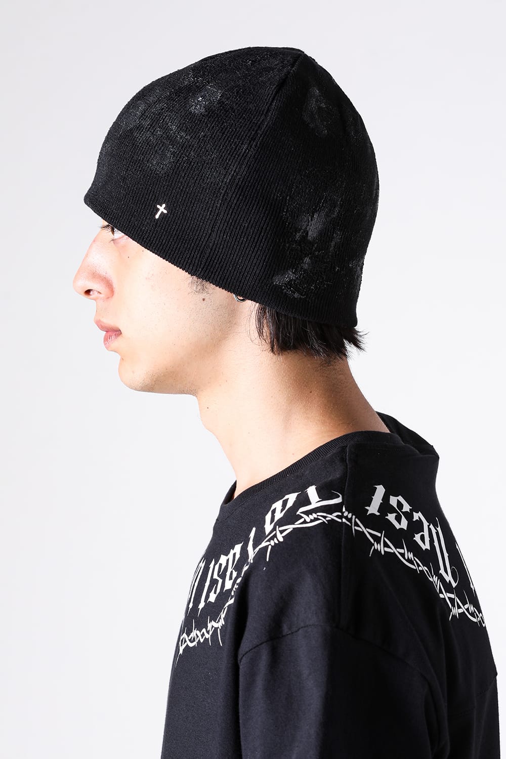 Last Nest ニット帽 LAST NEST / old english letter knit cap - OTHELLO KUMAMOTO
