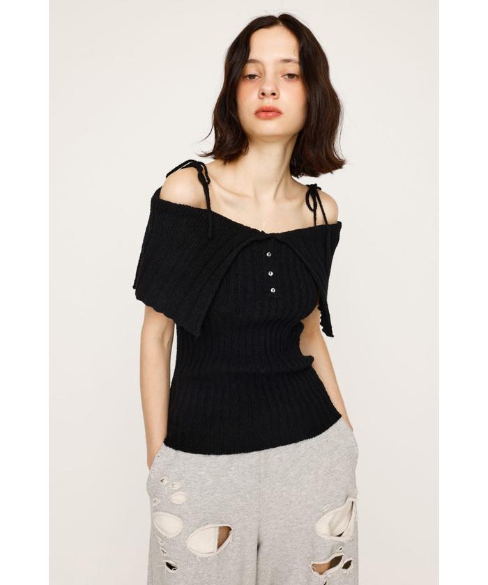 OFFSHOULDER RIB HG トップス(508462992) | スライ(SLY) - d fashion