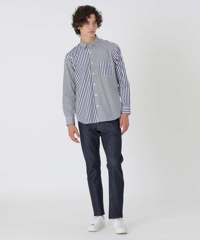 ストライプコンビシャツ(508451374) | BLACK LABEL CRESTBRIDGE