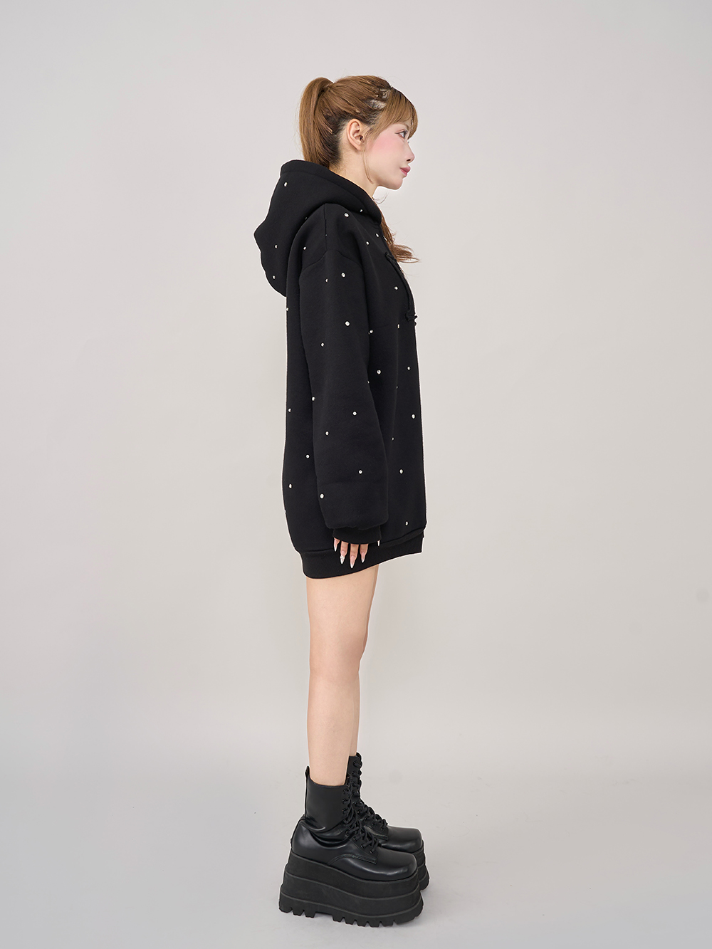 Darich ダーリッチ パーカー BLACK DDビジュープルオーバー（パーカー）｜Darich（ダーリッチ）の