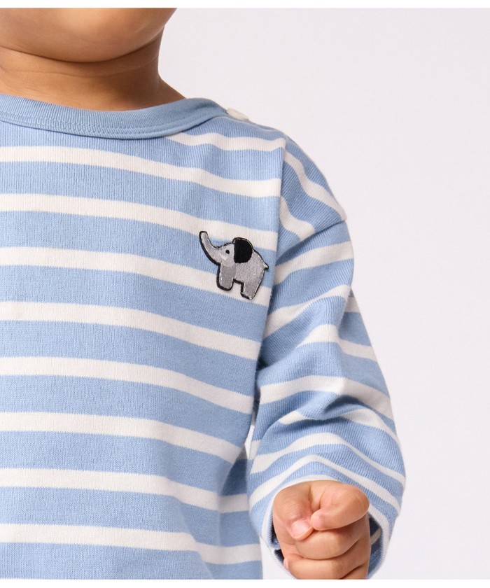 ✨新品未使用✨ プチバトー petit bateau マリニエールカバーオール マリニエールカバーオール | ベビー服・子供服通販のPETTIT