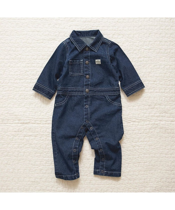 TS HUMAN MADE◆25SS ロゴ刺繍 デニム カバーオール L TS様専用 HUMAN MADE◇25SS ロゴ刺繍 デニム カバーオール L