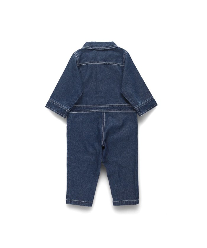 TS HUMAN MADE◆25SS ロゴ刺繍 デニム カバーオール L rinkan_10207-250409-0362