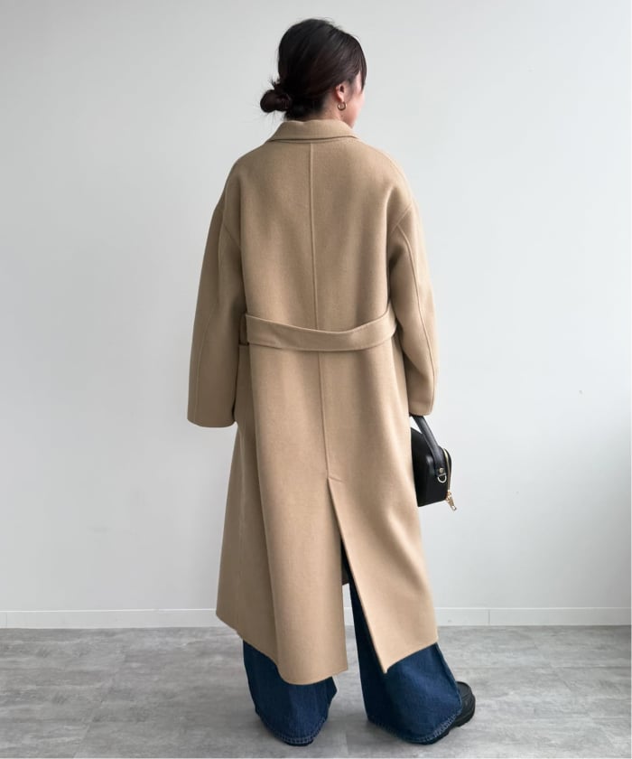 ロンドントラディション　IENAslobe コラボ SLOBE IENA イエナ フロントボタンウエストギャザーワンピース