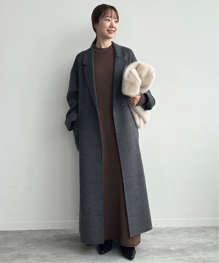 WEB限定/追加予約》ウォッシャブルスムース ニットワンピース