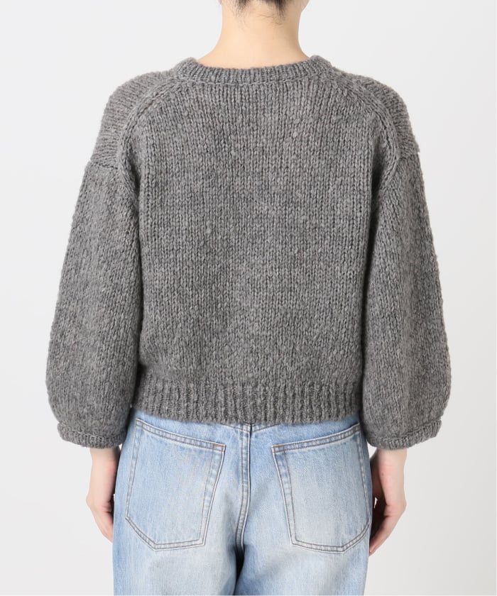 Plage puff sleeve ニット　グレー 予約》Fluffy half ニット(508472381) | プラージュ(Plage) - d