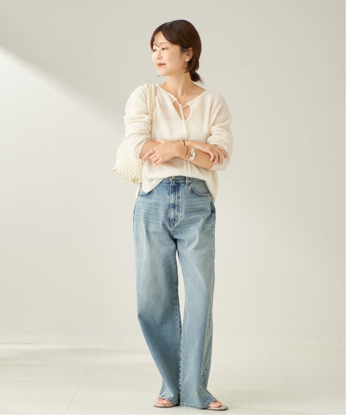 Plage プラージュ　アルパカウールニット　2023AW ALPACA WOOL HENP CN プルオーバー（ニット／セーター）｜Plage
