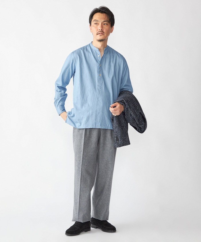 【未使用】Salvatore Piccolo／オックスフォード／BDシャツ／伊製 未使用】Salvatore Piccolo／オックスフォード／BDシャツ／伊製