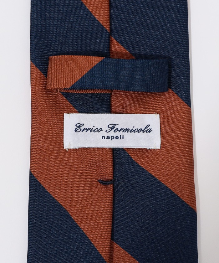 ERRICO FORMICOLA シルクプリント レジメンタルストライプ