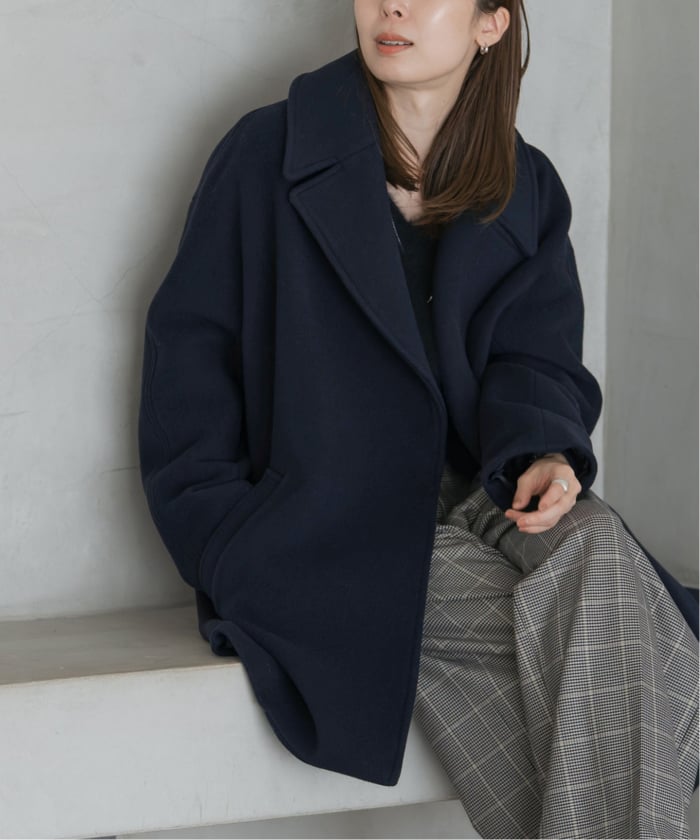 Noble ノーブル MTRウールカシミヤ Vカラーコート 楽天市場】【SALE／50%OFF】MTRウールカシミヤ Vカラーコート